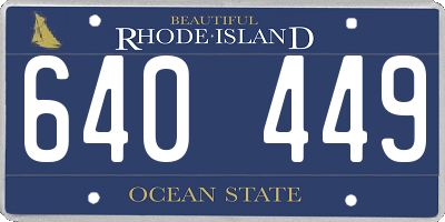 RI license plate 640449