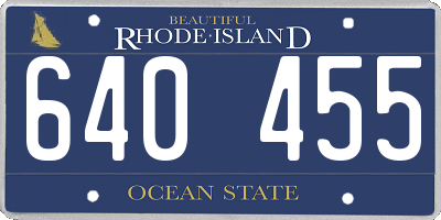 RI license plate 640455