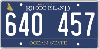 RI license plate 640457