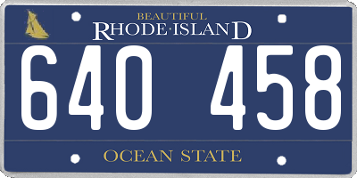 RI license plate 640458