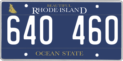 RI license plate 640460