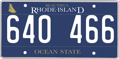RI license plate 640466