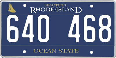 RI license plate 640468