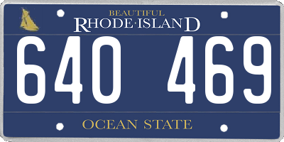 RI license plate 640469