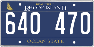 RI license plate 640470
