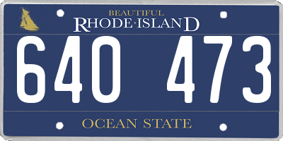 RI license plate 640473