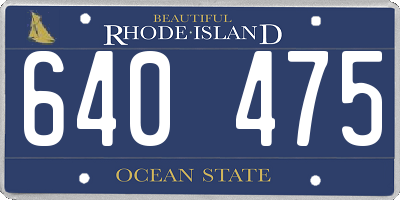 RI license plate 640475