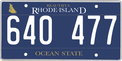 RI license plate 640477