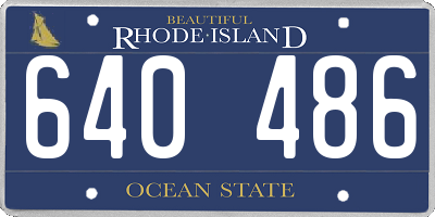RI license plate 640486
