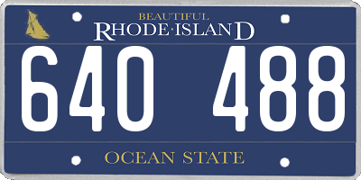 RI license plate 640488