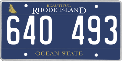RI license plate 640493