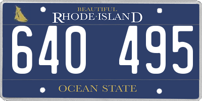 RI license plate 640495