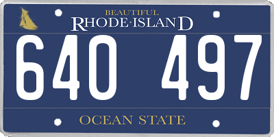 RI license plate 640497