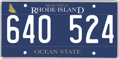 RI license plate 640524