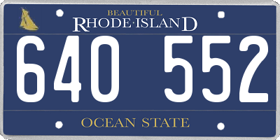 RI license plate 640552