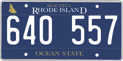 RI license plate 640557