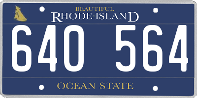 RI license plate 640564