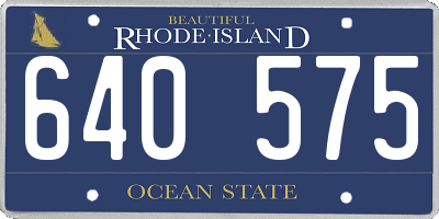 RI license plate 640575