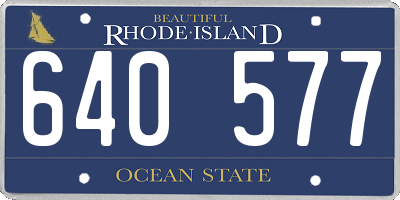 RI license plate 640577