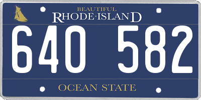 RI license plate 640582