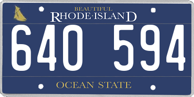 RI license plate 640594