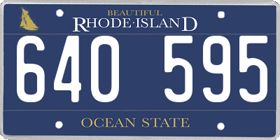 RI license plate 640595