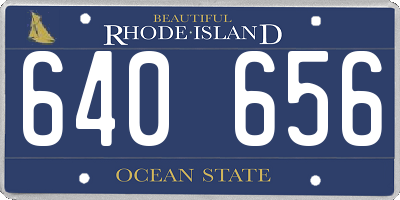 RI license plate 640656