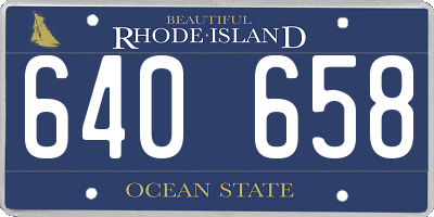 RI license plate 640658