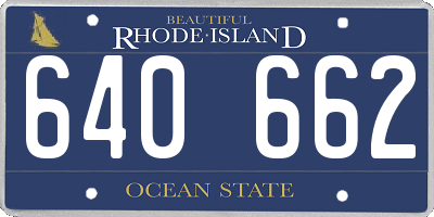 RI license plate 640662