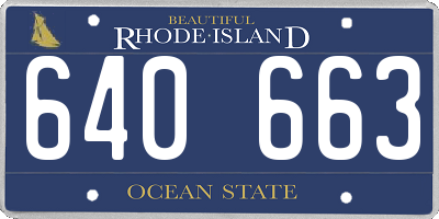 RI license plate 640663