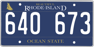 RI license plate 640673