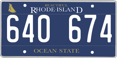 RI license plate 640674