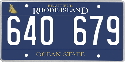 RI license plate 640679