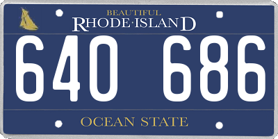 RI license plate 640686