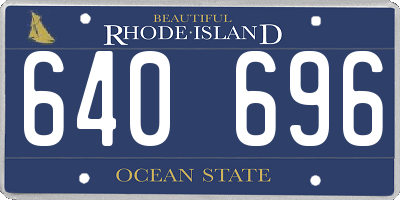 RI license plate 640696