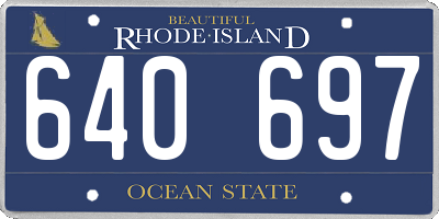 RI license plate 640697