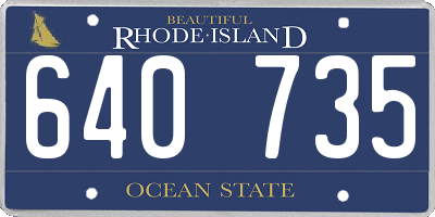 RI license plate 640735