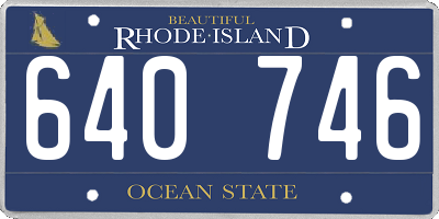 RI license plate 640746