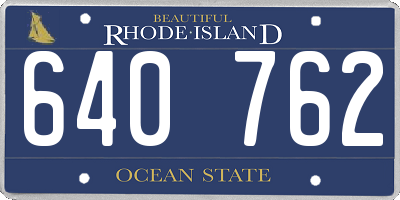 RI license plate 640762
