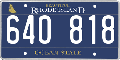 RI license plate 640818