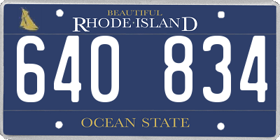 RI license plate 640834