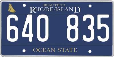 RI license plate 640835