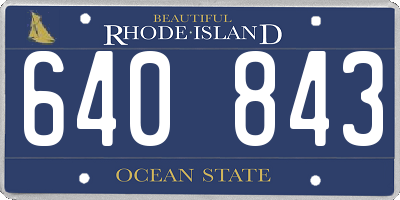 RI license plate 640843