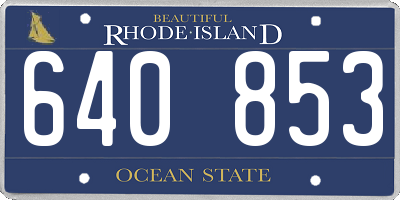 RI license plate 640853