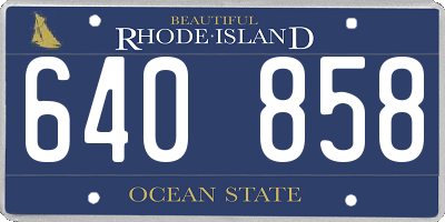 RI license plate 640858