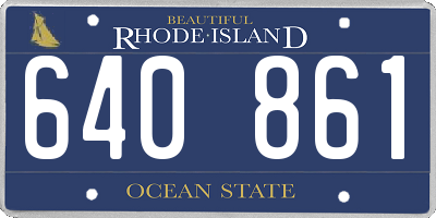 RI license plate 640861
