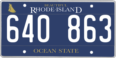 RI license plate 640863