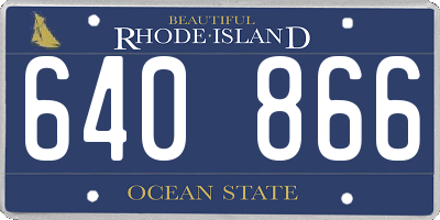 RI license plate 640866