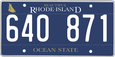 RI license plate 640871