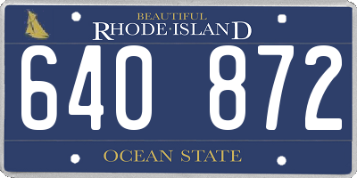 RI license plate 640872